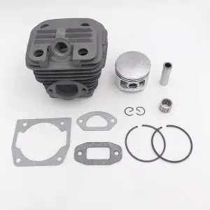 43mm 45mm 45.2mm Chainsaw Cylinder Piston Needle Cage Gasket kit For 4500 45cc 5200 52cc 5800 58cc Gasoline Chainsaw Spare Parts